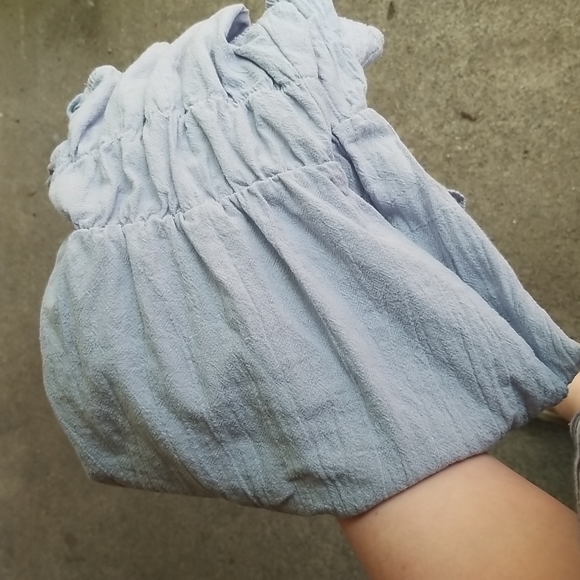 Tie Front Knotted Backless Ruffle Hem Dress - Picture 9 of 9